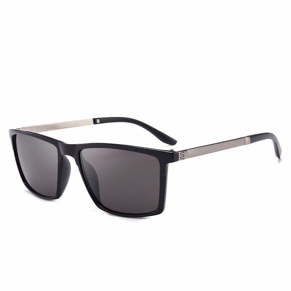 

2018 new fashion men cool square style gradient sunglasses vintage brand design sun glasses, White;black