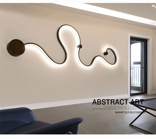 2019 Modern Simple Led Wall Lights Art Designs Creative Wall Lamp Creative Lighting Fixture For Bedroom Living Room Aisle Home Decor From Rwgrowlight