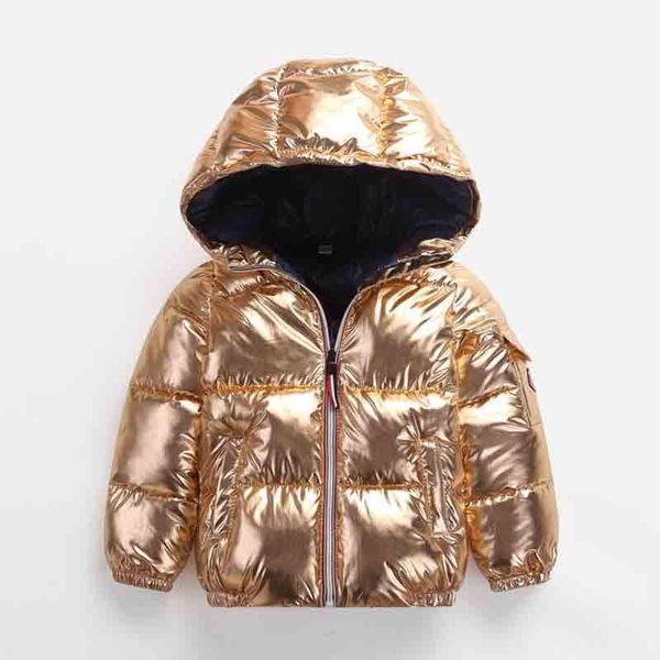 

bibicola boys winter coat girls down jacket kids warm outerwear children coat 2018 fashion clothing thicked hooded, Blue;gray