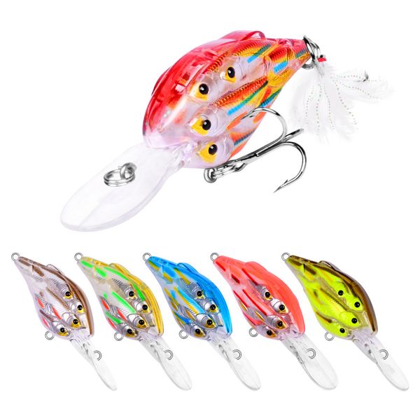 

new abs plastic wobbler laser bass lure 11cm 12.5g live target lifelike fish swimbaits freshwater crankbaits with retal box package