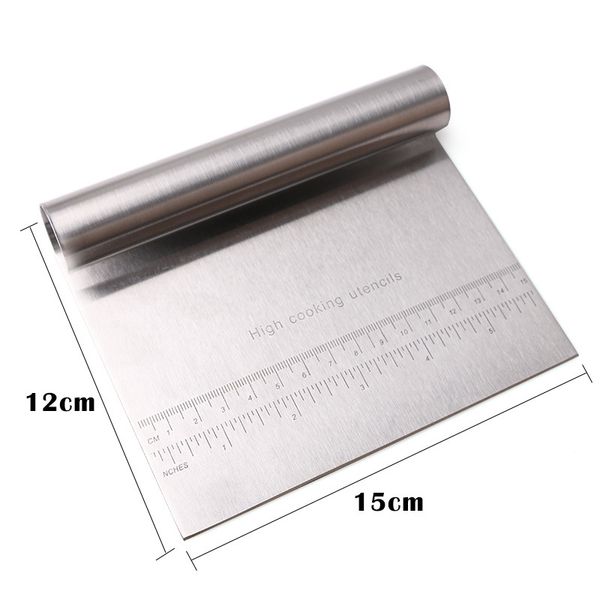 2019 Wholesale Hot Sale Stainless Steel Bench Scraper Pizza