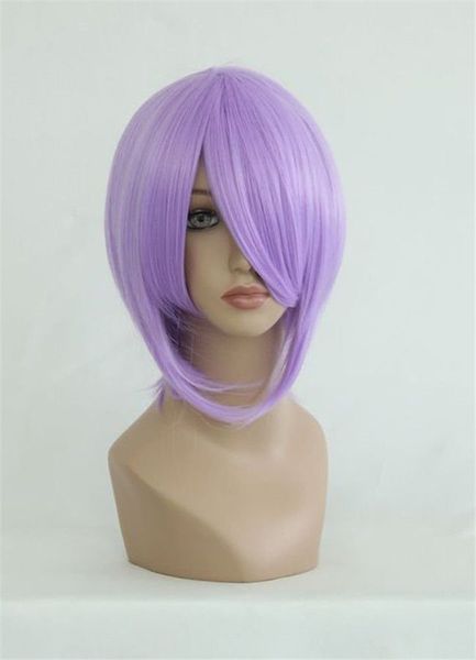 

cosplay costume wigs suzumiya haruhi no yuuutsu nagato yuki lucky star, Black;brown