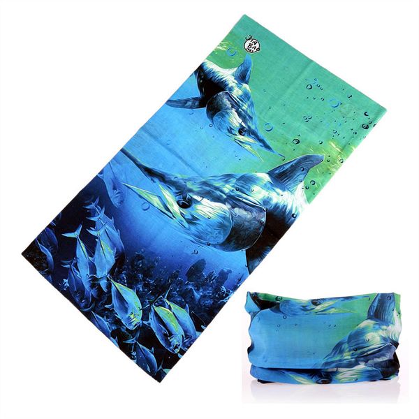 

2018 new popular summer head scarf fisherman seamless bandanas fishing face shield women men sports mask cycling bandana, Blue;gray