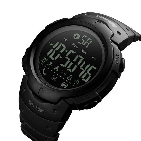

men smart sports watch pedometer calories digital reminder watches fitness bluetooth for ios android wristwatches 1301, Slivery;brown