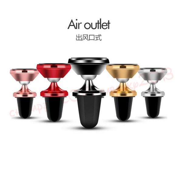 

magnetic car phone holder air vent phone holder for iphone 7 8 x samsung android phone gps mp3 with retail box