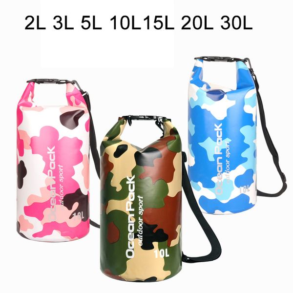 

pvc river trekking bags waterproof dry sack barrel bag with adjustable shoulder strap for kayak boating fishing rafting canoeing