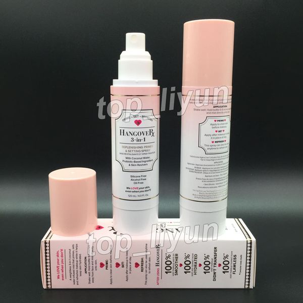 

hangover 3 in 1 replenishing primer setting spray coconut water oil hangover rx 120ml makeup foundation primer dhl
