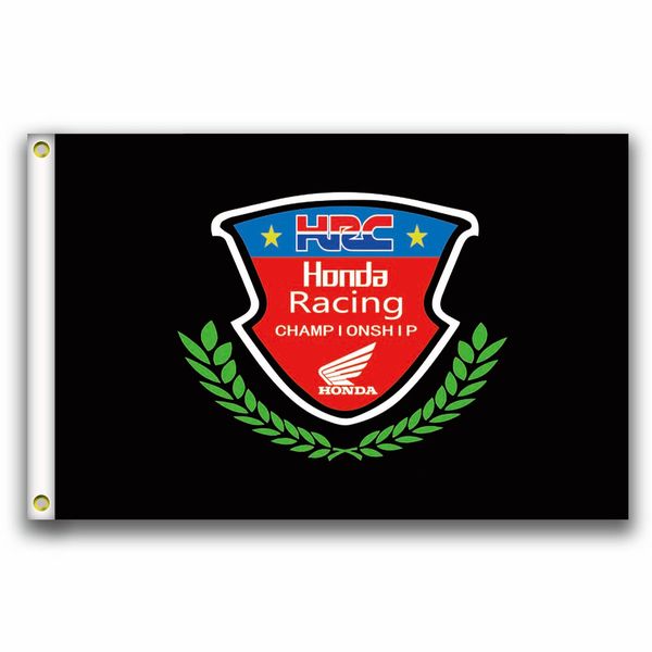 

good flag]hrc honda flags 3x5ft 150x90cm 100% polyester,canvas head with metal grommet,used indoors or outdoors