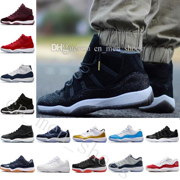 

wholesale low 11 gym red midnight navy man and woman basketball shoes 11s varsity red sports sneakers shoes us 5.5-13 eur 36-47 quality