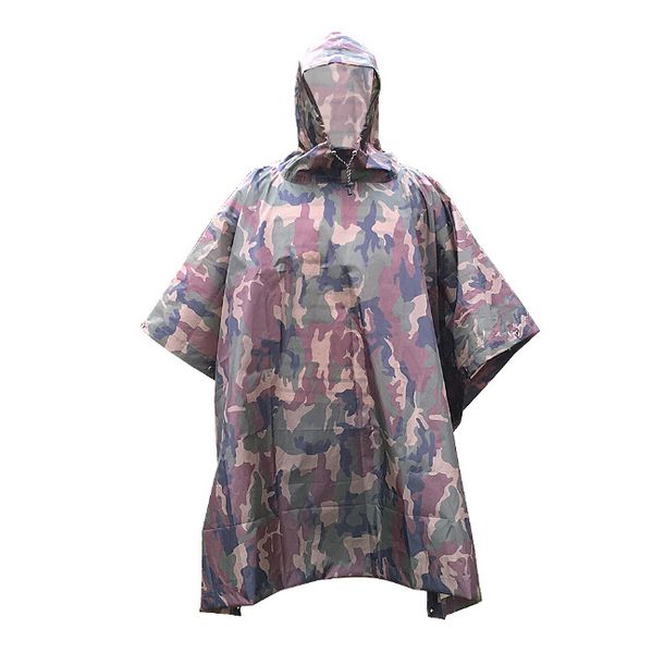 

rain wear outdoor camping mountaineering cycling sports poncho lightweight hiking camouflage raincoat