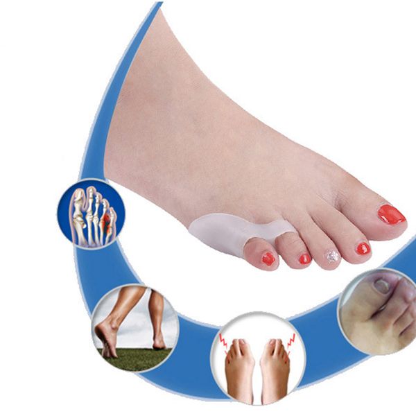 

100pairs little finger feet care separateur d'orteil hallux valgus corrector bunion ortcs toe insoles toe separator pedicure