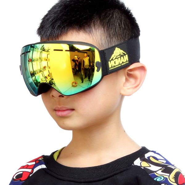 

winter children ski goggles double layers uv400 anti-fog big ski mask glasses skiing boys girls snow snowboarding goggles