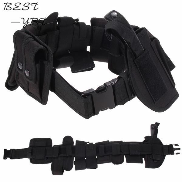 

designer men belts multi-function tactical belt security guard utility kit nylon ybt20226, Black;brown