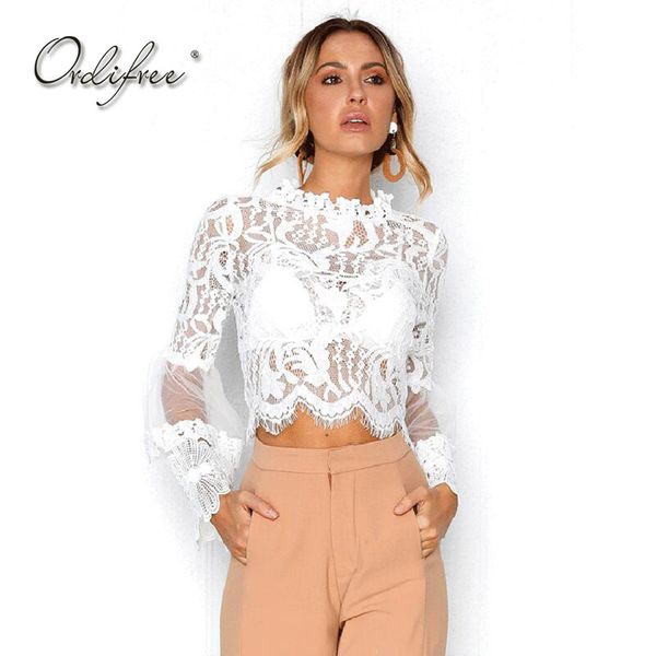 blusas blancas de encaje