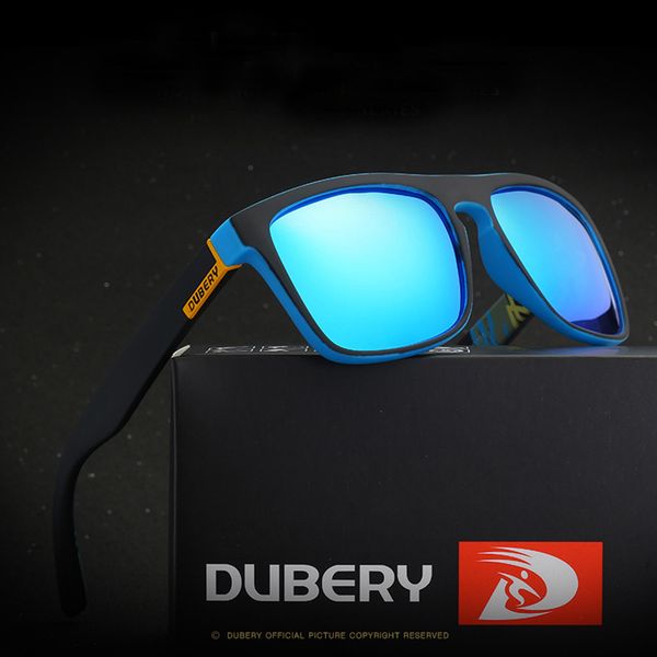 

dubery classic brand designer sunglasses men polarized drive outdoor sports hd sunglasses of men eyewear uv shades male gafas x1, White;black