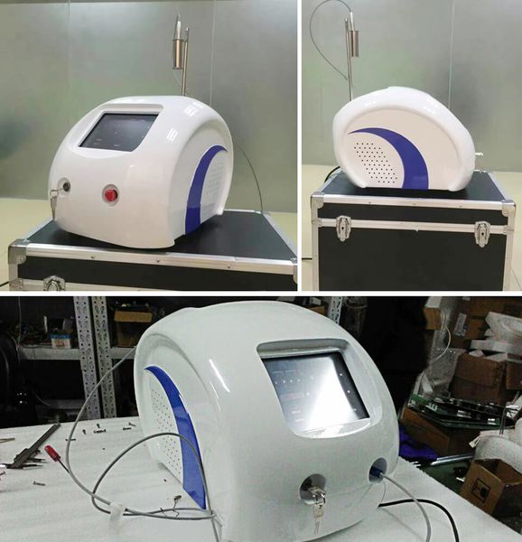 

factory price 980nm diode laser spider vein removal machine 980 diode vascular laser removal salon use beauty machines, Black