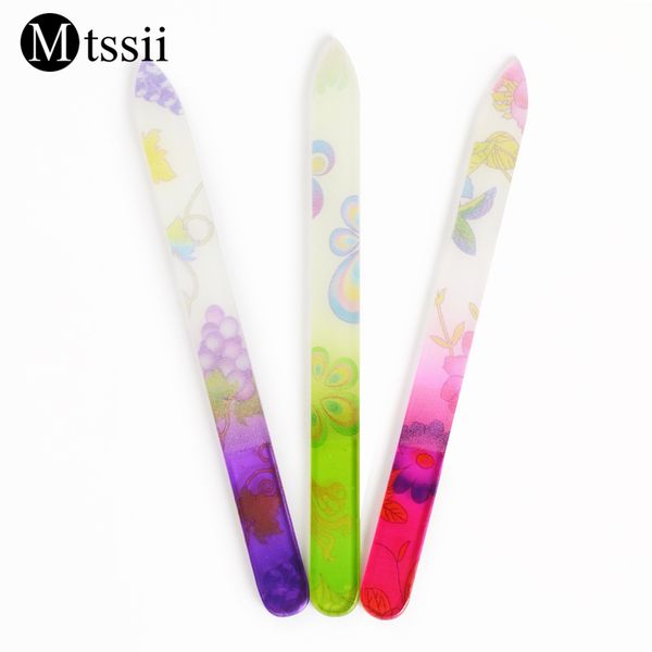 

mtssii 1pc durable nail file crystal glass buffer sanding nail art manicure file device professional buffer tool