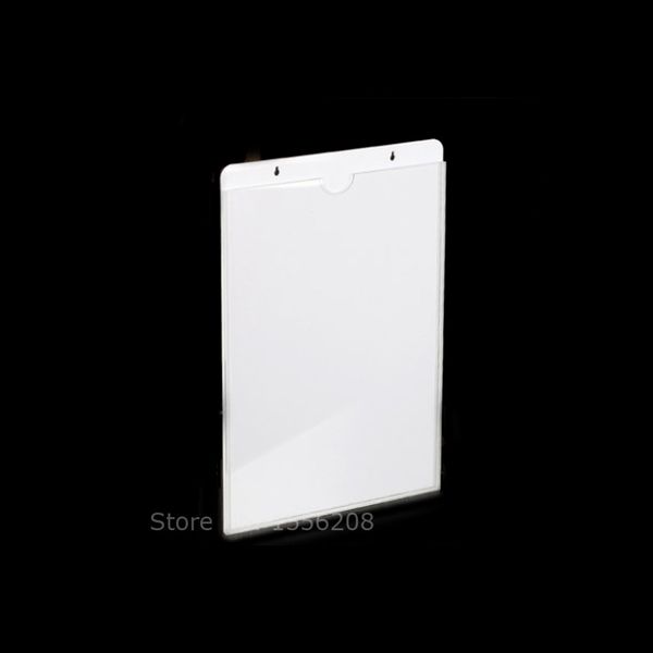 

clear and white ad a4 plexiglass p holder acrylic wall mounted card picture display perspex picture frame