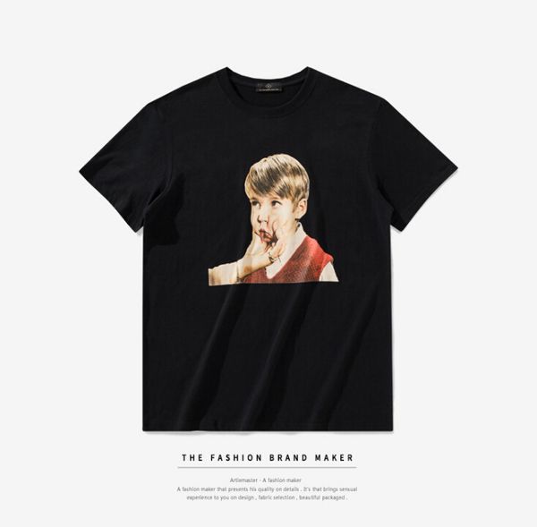 

Spring Summer New Tee Kid Printed Short Sleeve Casual T-shirt Size M-2XL