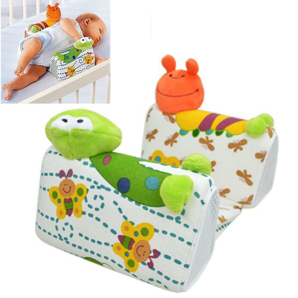 

baby infant newborn anti roll pillow sleep positioner prevent flat head cushion