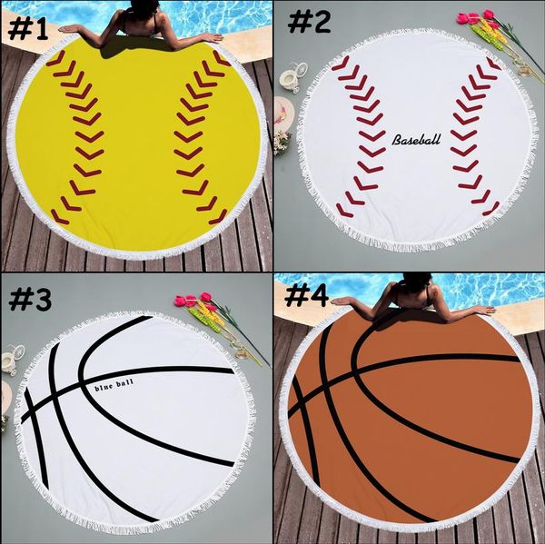 

Бейсбол софтбол гобелен пляжное полотенце круглая скатерть с кисточкой бахромой