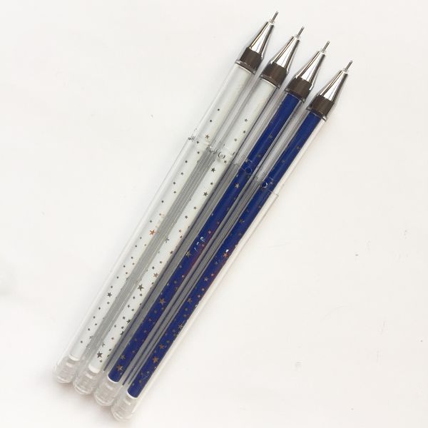 

4x beautiful starry gel pen writing signing pen school office supply kids gift stationery 0.5mm black ink