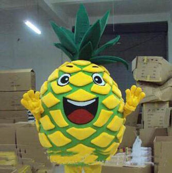 2018 Sconto vendita in fabbrica ananas peluche mascotte per adulti costumi cartone animato costumi da festa abito di fantasia