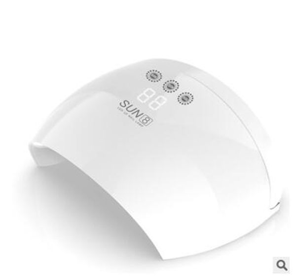 

24w led uv nail dryer curing lamp for fingernail & toenail gels based polishes white or pink color available