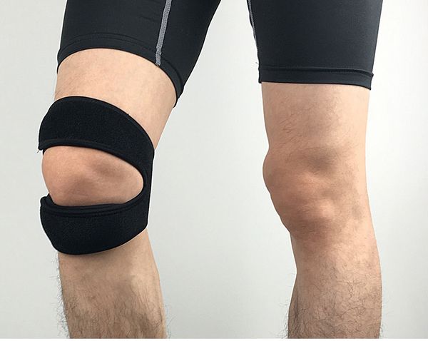 

new arrive profession knee pads knee protection cover leg sleeve cycling running basketball climbing sports knee cover, Black;gray