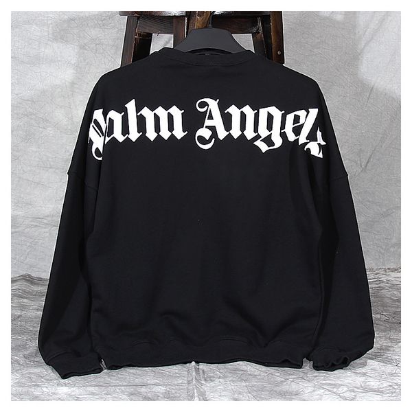 

Mens Designer Sweatshirt High Street Palm Angels Crewneck Sweatshirts Letter Prints Ribbed Men s Designer Clothing