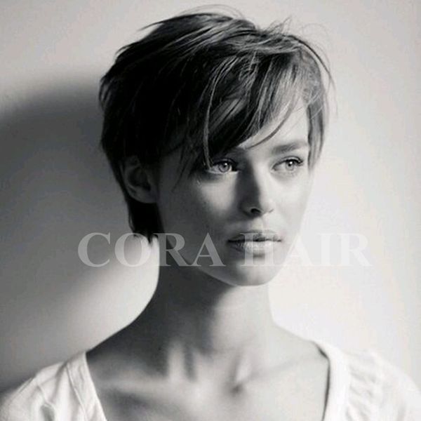 Rihanna Brazilian Virgin Human Short Hair Wigs African Americans