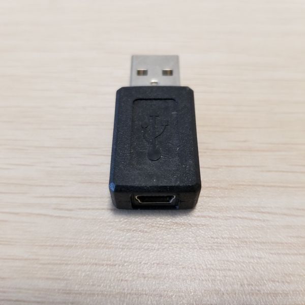 

usb type a male to mini type b female adapter converter plug data jack black