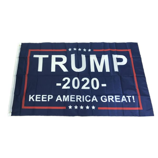 

90*150cm liplasting trump 2020 flag donald flags keep america great again polyester decor banner for president usa election flag ship