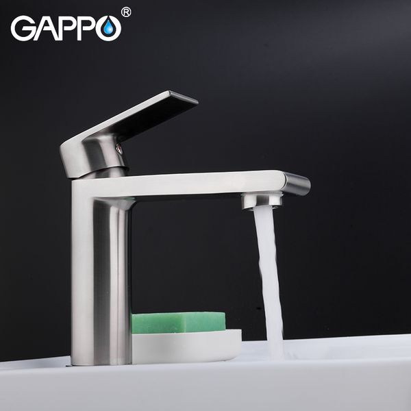 

gappo basin faucet water mixer tap stainless steel basin sink faucet bathroom tap waterfall toilet taps deck mounted