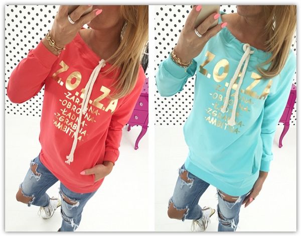

fashion tracksuit women printed long sleeve hoodies o -neck pullovers medium -long hoodies sweatshirts casual hoodie, Black