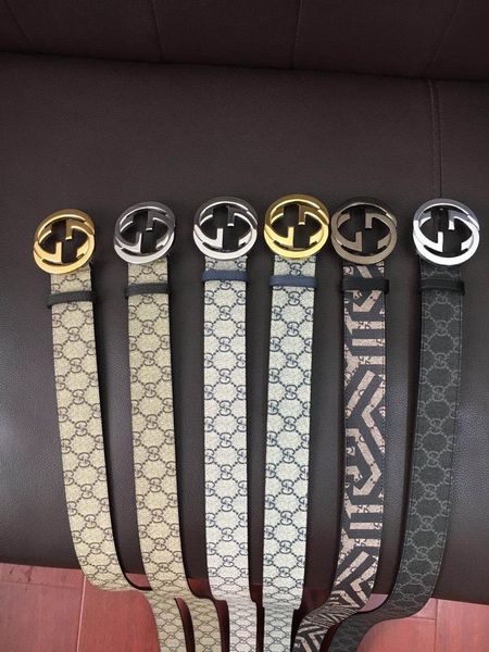 

original belt new fashion men big buckle belts belts designer genuine leather belt for men women belts, Black;brown