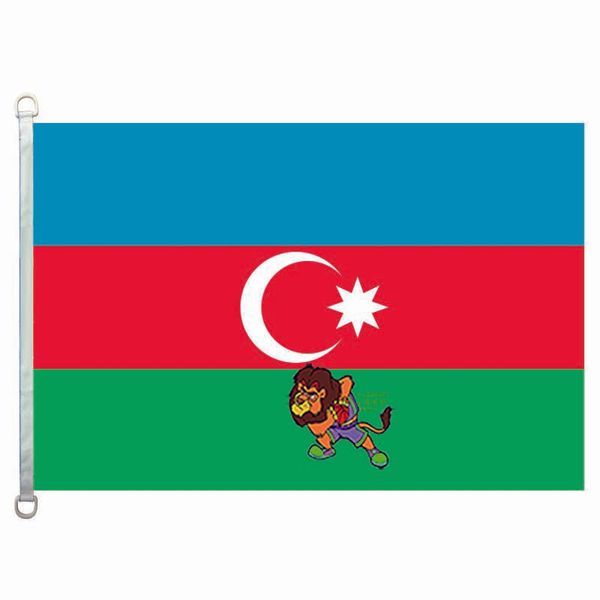 

azerbaijan flag,90*150cm ,100% polyester, banner,digital printing