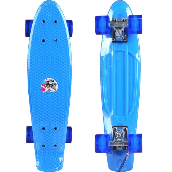 

weing 526 single tilt fish type skateboard penny board skate deck kaykay paten