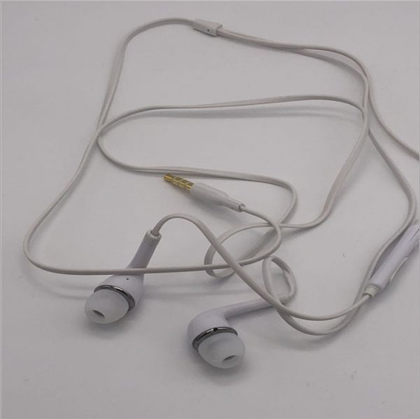 

1m cable in ear style wired earphone 3.5mm jack with mic remote control headphone for samsung s4 earphone