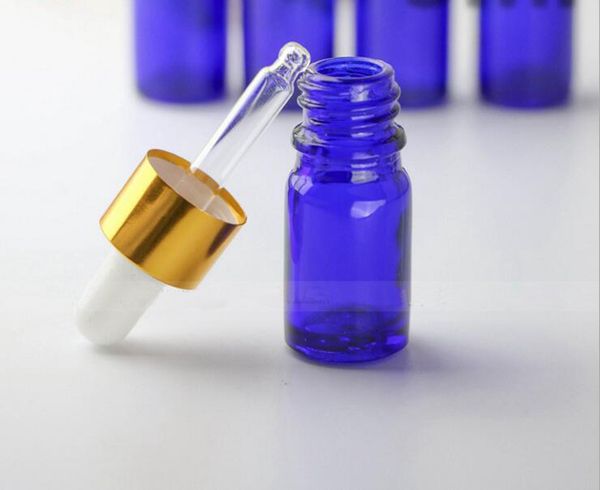 

dhl 5ml mini empty glass dropper bottles portable aromatherapy esstenial oil bottle with glass eye dropper