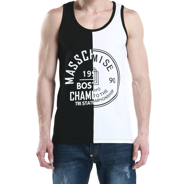 

seobean new mens fitness sleeveless vest tank tee t-shirts, Black;brown