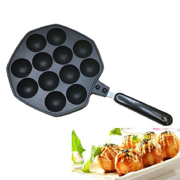 

bakeware baking pan 12 hole takoyaki pan cast iron pancake bake pan make takoyaki