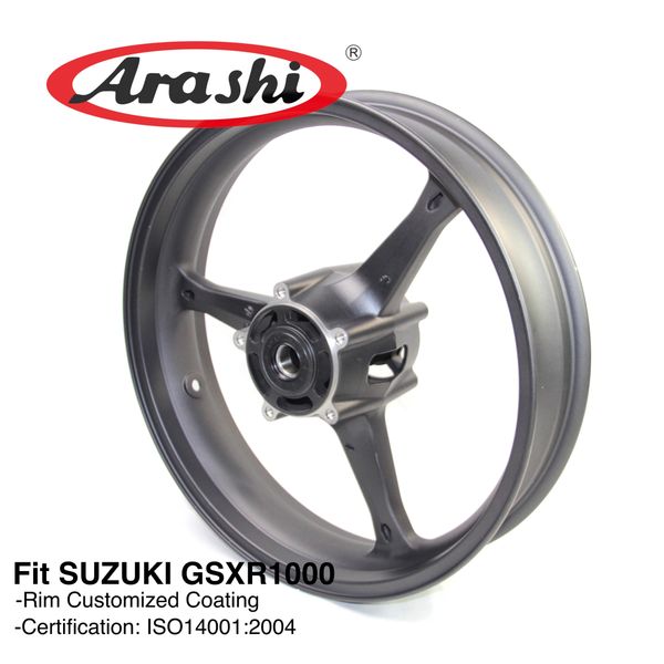 

arashi front wheel rim for suzuki gsxr 1000 2005 - 2008 2006 2007 motorcycle cnc aluminum gsx r gsx-r 600 750 gsxr600 gsxr750 gsxr1000