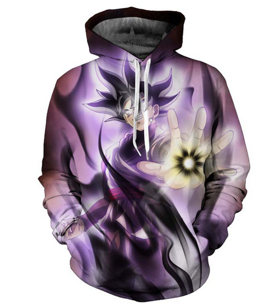 

fashion men/women anime dragon ball z funny 3d printed crewneck sweatshirt hoodies fashion casual hoodies h44, Black
