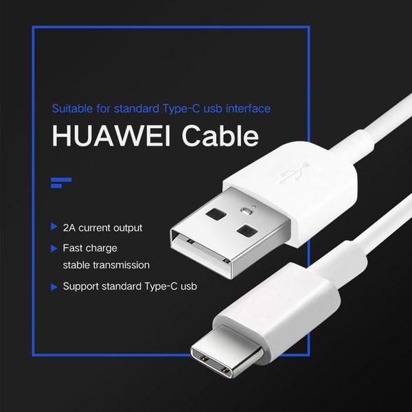 Alta velocidad USB-C cable de carga cable de datos Cargador para Huawei p9 p10 honor 9 Nova 2