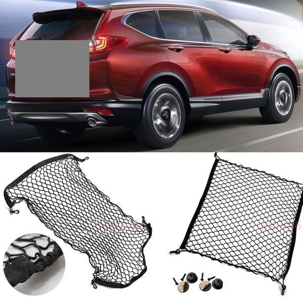 Für Honda City Civic CR-V CR-Z Crosstour CRX Element Fit HR-V Hinten Trunk Cargo Organizer Lagerung Nylon Plain Vertikale Sitz net