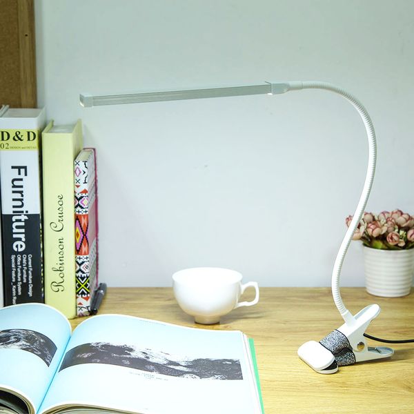 2019 Brightest 6w Usb Led Light Clip On Flexible Reading Bed Lamp