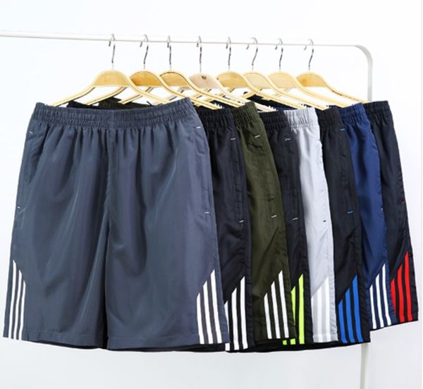 

mens casual shorts men shorts beach elastic waist short fitness summer solid men's shorts zipper pocket plus size 8xl dh145, Black