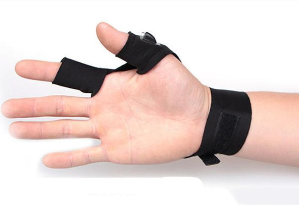 

outdoor right fishing magic fingerless glove led light flashlight torch cover black camping riding glovelite luminous gloves