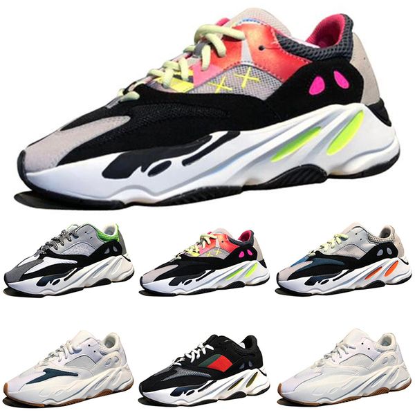 

Hot Kanye West Wave Runner 700 Boots Grey Running Shoes for men 700s boot womens mens Sports Sneakers trainers outdoor designer Causal shoes